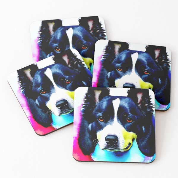Item preview, Vibrant Collie Dog Art for Pet Lovers designed and sold by trethacreater.