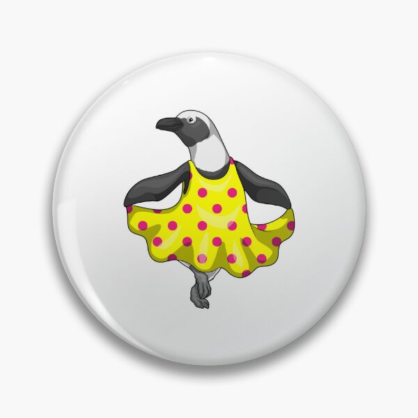 Item preview, Penguin Polka Dots Dress designed and sold by Snabdesign84.