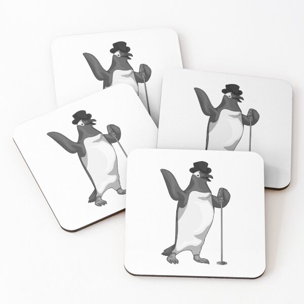 Item preview, Penguin Singer Microphone Music designed and sold by Snabdesign84.