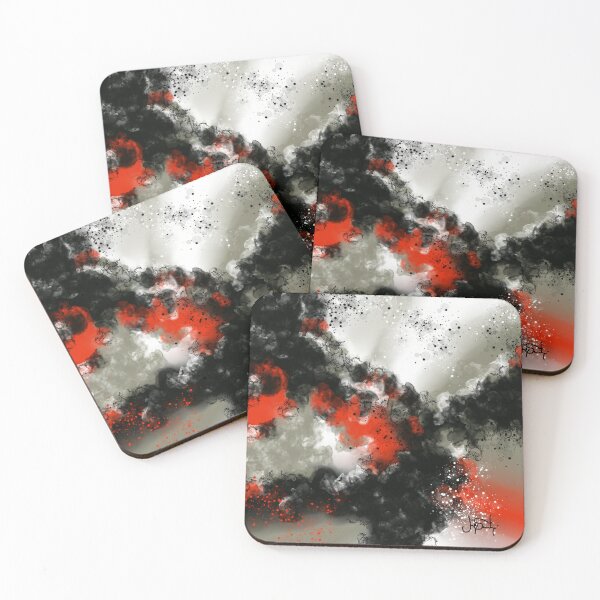Item preview, Blood, Sweat, & Tears - Black Red White Abstract designed and sold by Joey Santiago.