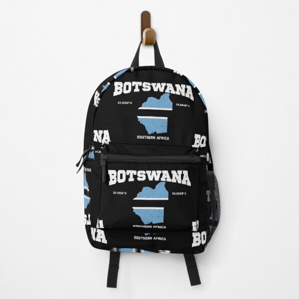 Item preview, Motswana Flag and Map, Botswana coordinates, Botswana location designed and sold by Flag Outfit.
