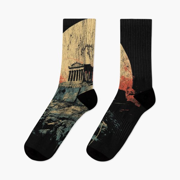 Item preview, Acropolis of Athens - Distressed Vintage Street Art Landmarks designed and sold by GVRDesign.
