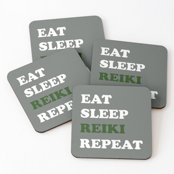 Item preview, Eat, Sleep, Reiki, Repeat /white/ designed and sold by EvaAngel.