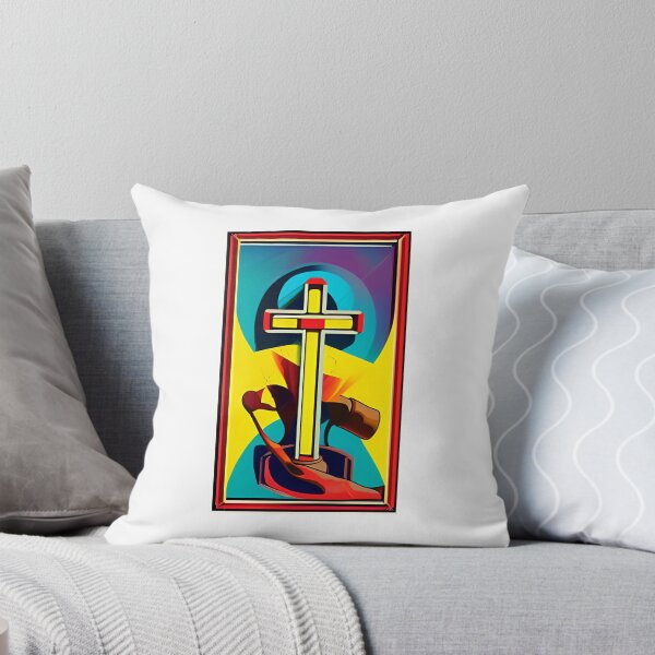 Aperçu de l'œuvre Croix catholique #1 créée et vendue par Ak-Art-Co.