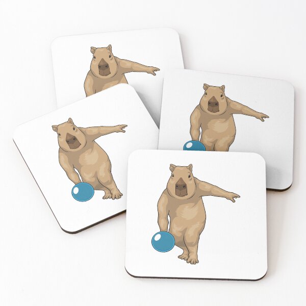 Item preview, Capybara Bowling Bowling ball designed and sold by Snabdesign84.