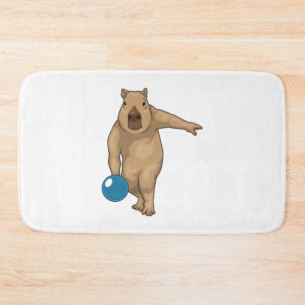 Item preview, Capybara Bowling Bowling ball designed and sold by Snabdesign84.