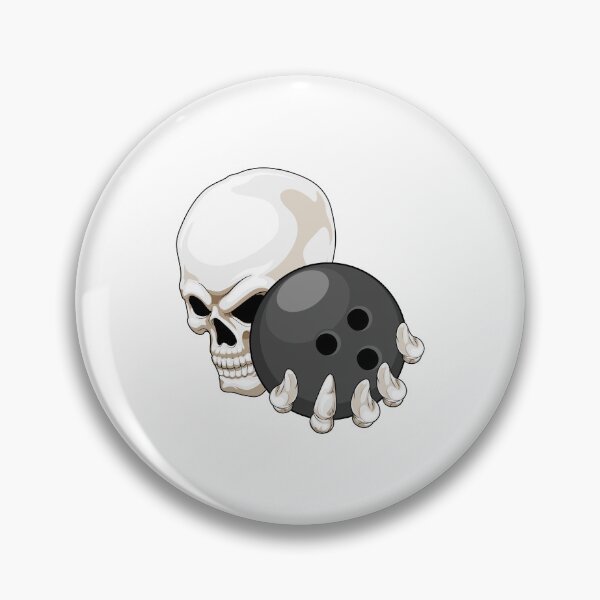 Item preview, Skull Bowling Bowling ball designed and sold by Snabdesign84.