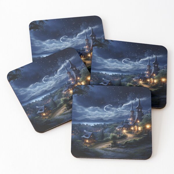 Item preview, Cozy Night Town from Bedtime Story designed and sold by dreamingbliss.