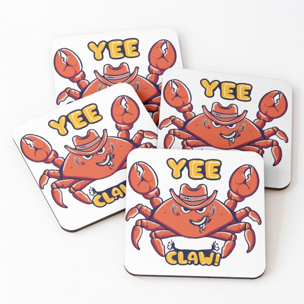 Item preview, Yee Claw!!! Cute cowboy crab meme with a hat yeehaw!!! t-Shirt designed and sold by lemamis.