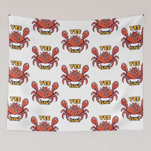 Item preview, Yee Claw!!! Cute cowboy crab meme with a hat yeehaw!!! t-Shirt designed and sold by lemamis.