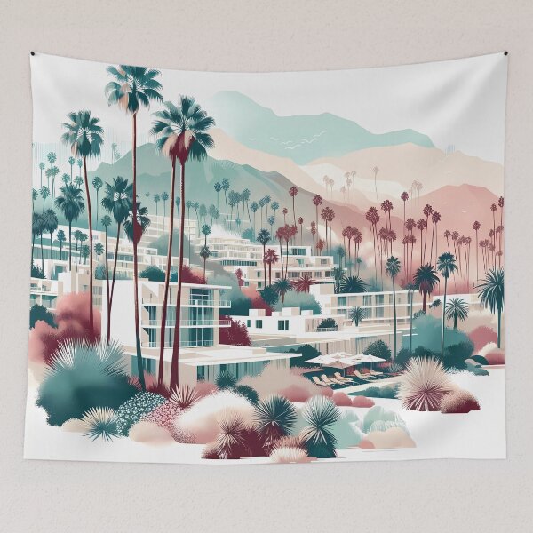 Item preview, Palm Springs Landscape designed and sold by NeatSplash.