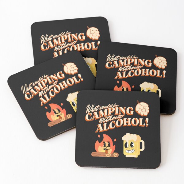 Item preview, What Would Be Camping Without Alcohol Shirt designed and sold by RedDesignSyc.
