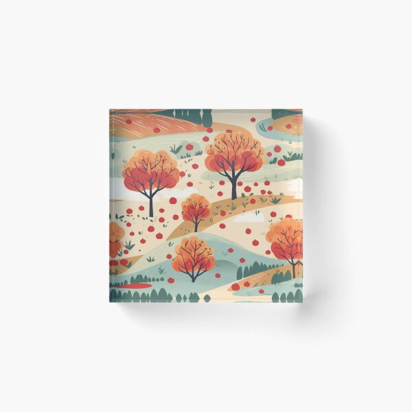 Item preview, Autumn Print - Apple Orchard designed and sold by kianabea.