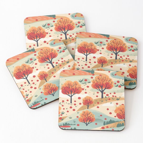 Item preview, Autumn Print - Apple Orchard designed and sold by kianabea.