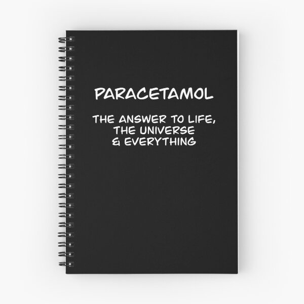 Item preview, Paracetamol: The Answer to Life, the Universe, and Everything designed and sold by Blacklinesw9.