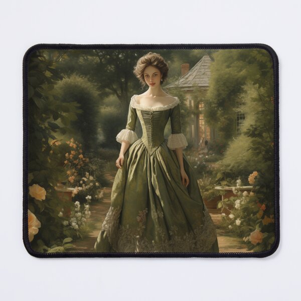 Item preview, Colonial Lady in a Garden designed and sold by Dramaqueenbee.