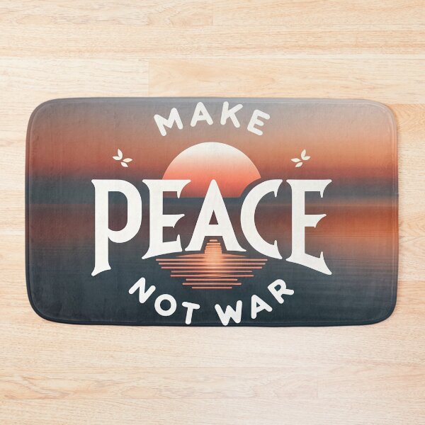 Item preview, Make Peace Not War (Sunset) designed and sold by NeatSplash.