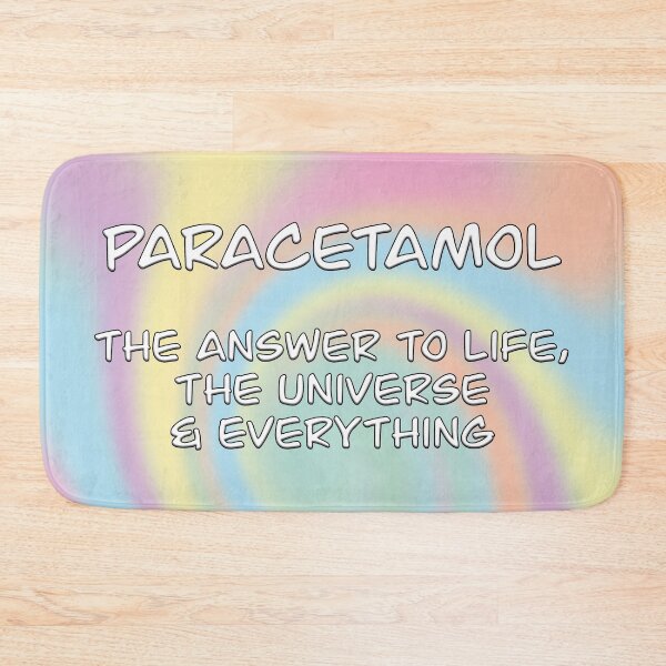 Item preview, Paracetamol: The Answer to Life, the Universe, and Everything designed and sold by Blacklinesw9.
