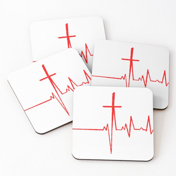 Item preview, Christianity, cross, heart rate designed and sold by JackDraws88.
