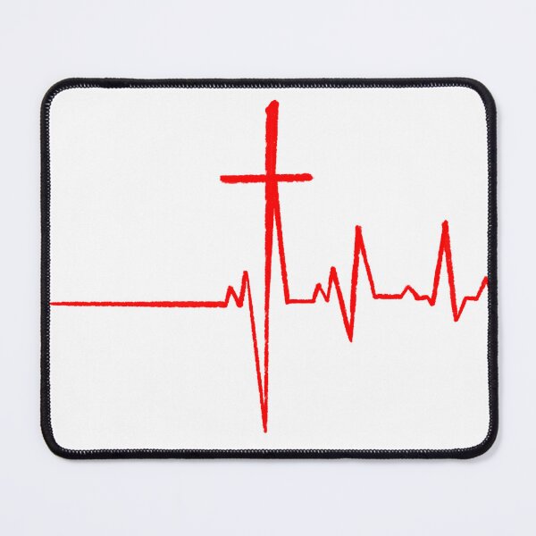 Item preview, Christianity, cross, heart rate designed and sold by JackDraws88.