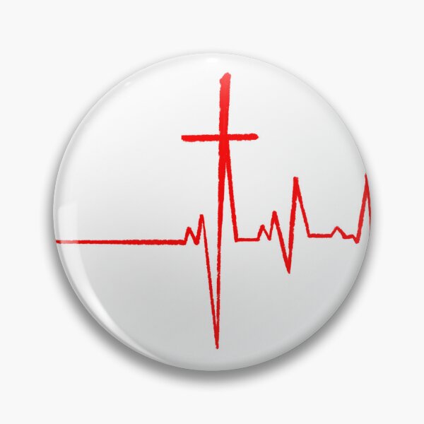 Item preview, Christianity, cross, heart rate designed and sold by JackDraws88.