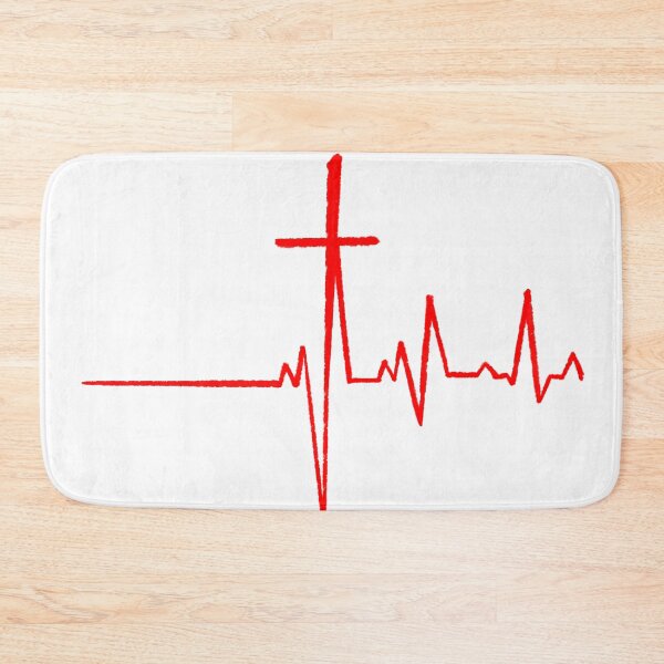 Item preview, Christianity, cross, heart rate designed and sold by JackDraws88.