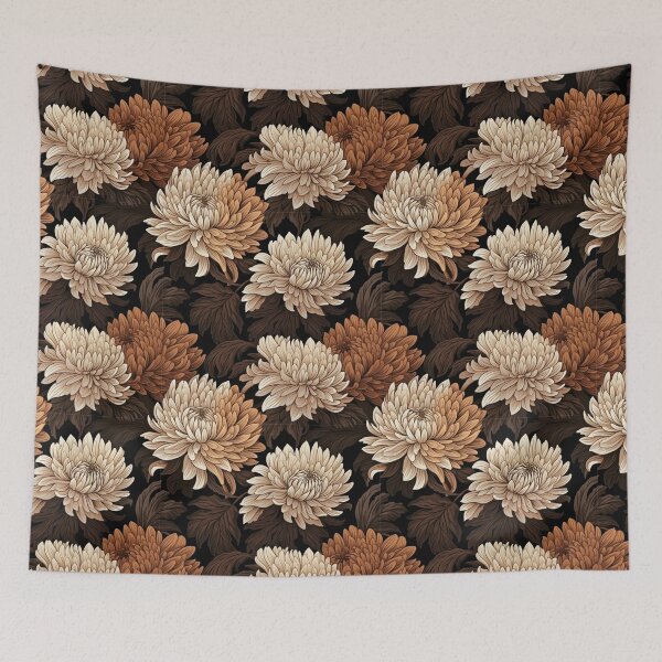 Item preview, Crysanthemum Flower Pattern designed and sold by kianabea.