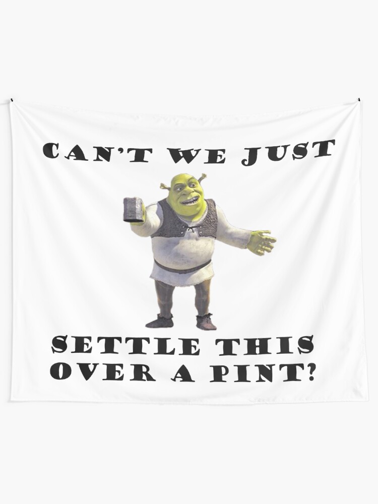 shrek wall tapestry