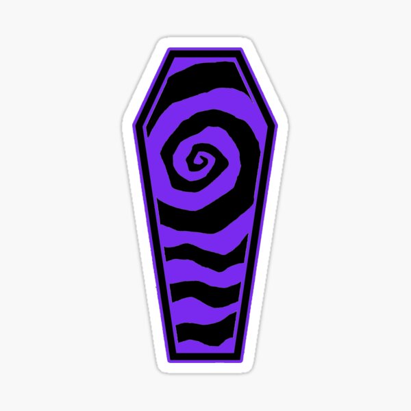 Item preview, Coffin Swirl (Purple Version) designed and sold by NightmareCraftStudio.