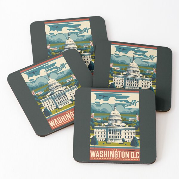 Item preview, A Vintage Travel Art of Washington DC - US  designed and sold by GoodOldVintage.