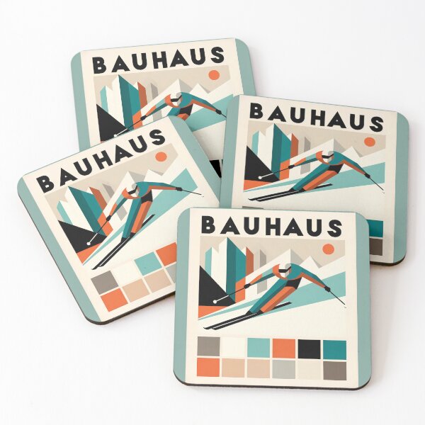 Item preview, Skiing Bauhaus Style designed and sold by ARTLYF.