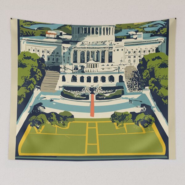 Item preview, A Vintage Travel Art of Washington DC - US  designed and sold by GoodOldVintage.
