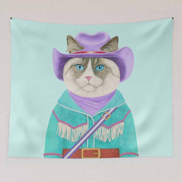 Item preview, Ragdoll Rodeo Cat designed and sold by AnimalCrew.