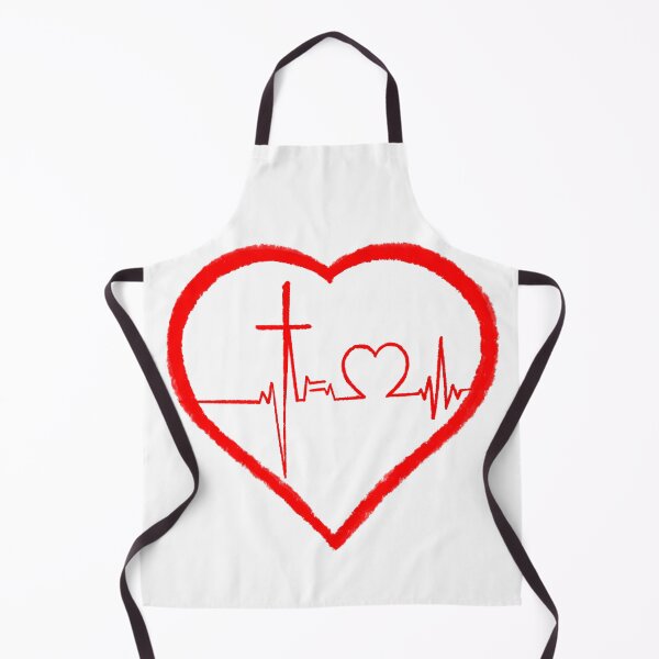 Item preview, Christian cross, heart rate designed and sold by JackDraws88.