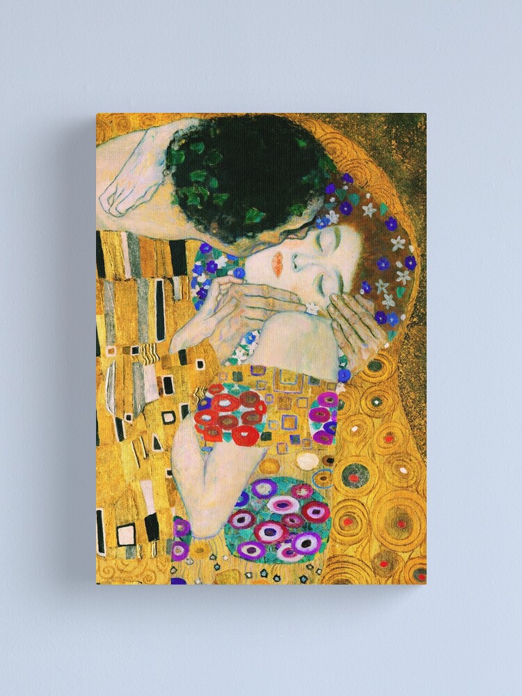 Alternate view of The Kiss by Gustav Klimt Canvas Print