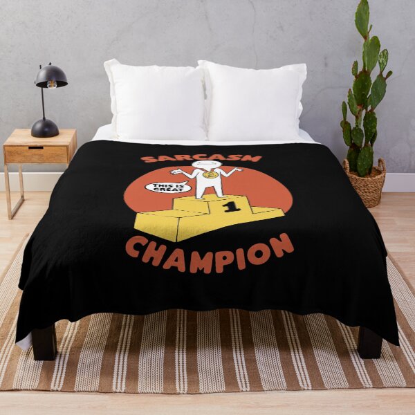 Item preview, Champion Sarcasm Funny Pun designed and sold by Studio Mootant.