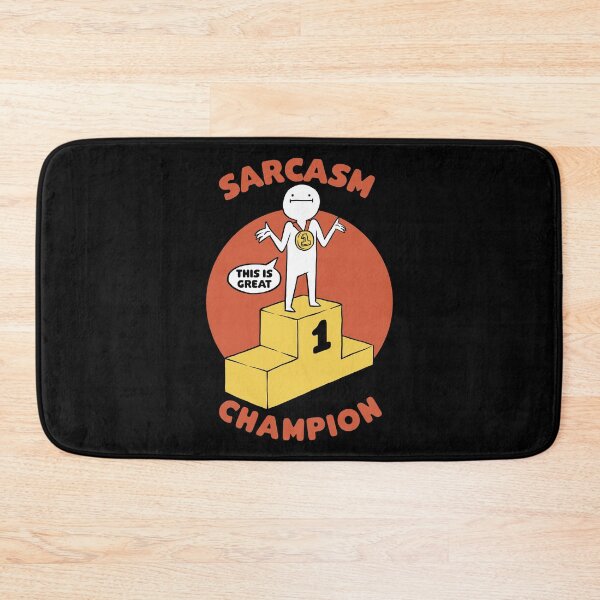 Item preview, Champion Sarcasm Funny Pun designed and sold by Studio Mootant.