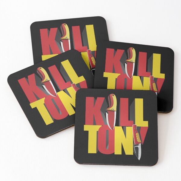 Item preview, Kill Tony Slick Logo Fan Design in Yellow & Red designed and sold by Kill Tony Fan Designs.