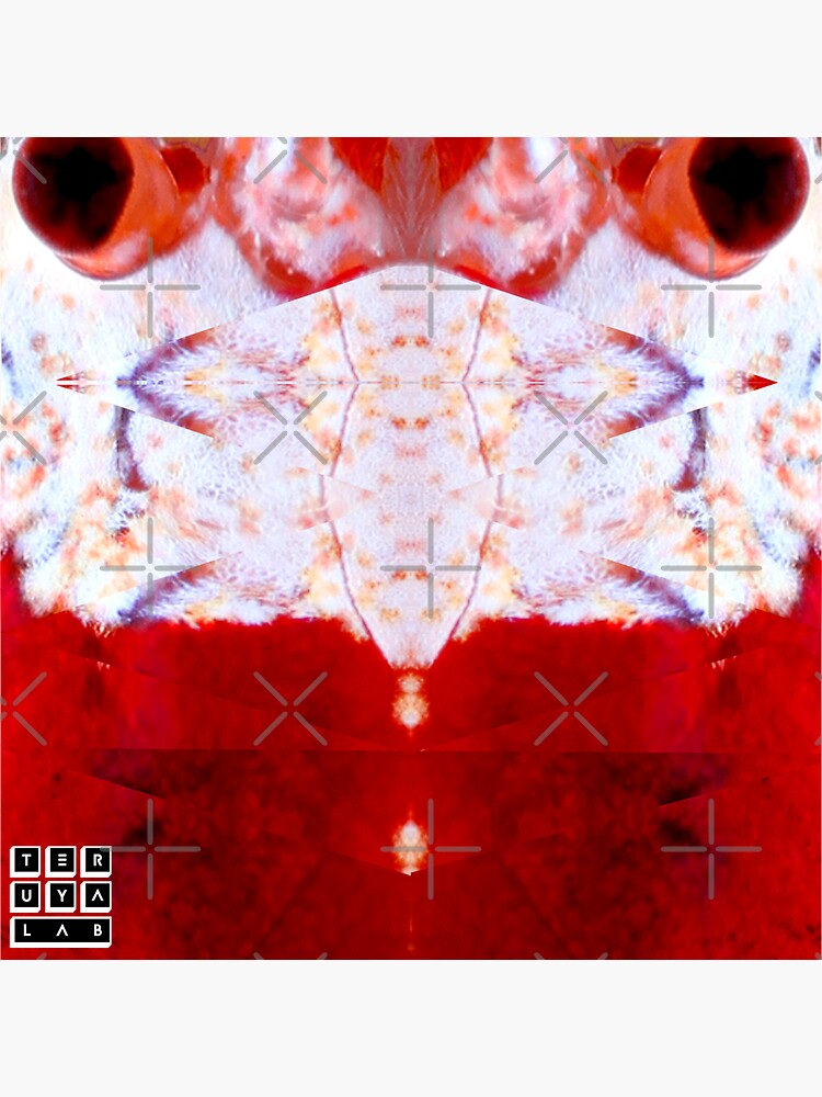 Thumbnail 3 of 3, Sticker, SHRIMP RED CRYSTAL FRESHWATER AQUARIUM designed and sold by teruyalab.