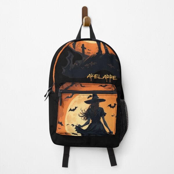 Item preview, Witch with Halloween pumpkin, Akelarre designed and sold by AkelarreDesigns.