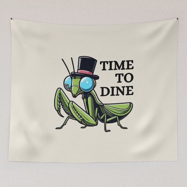 Item preview, Praying Mantis Time To Dine designed and sold by RedPumpFlash.