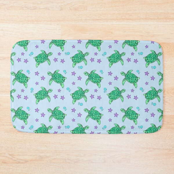 Item preview, Paint Splatter Cute Sea Turtles  designed and sold by ArtbyJanaye.