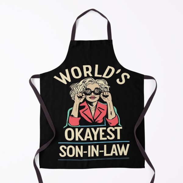 Item preview, World's Okayest Son-In-Law Funny Slogan Wife Mother designed and sold by kubix81.