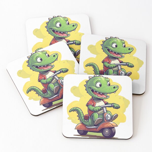 Item preview, Cute crocodile ride on moped designed and sold by supersanko.