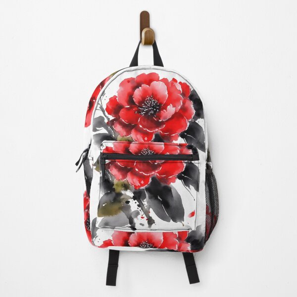 Item preview, Watercolor red peony designed and sold by Blacklinesw9.