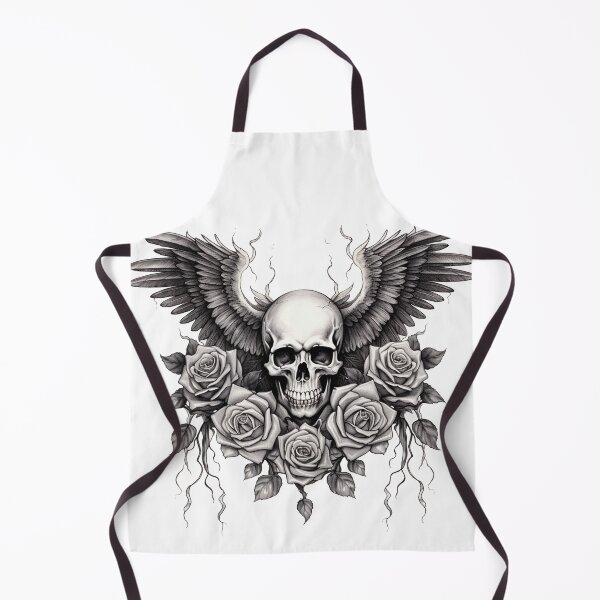 Item preview, Gothic Angel Wings, Skull, Roses Grunge Rocker designed and sold by lunaelizabeth.
