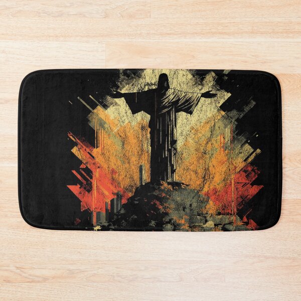 Item preview, Christ The Redeemer - Distressed Vintage Street Art Landmarks designed and sold by GVRDesign.