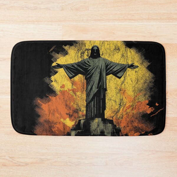 Item preview,  Jesus Christ The Redeemer - Distressed Vintage Street Art Landmarks designed and sold by GVRDesign.