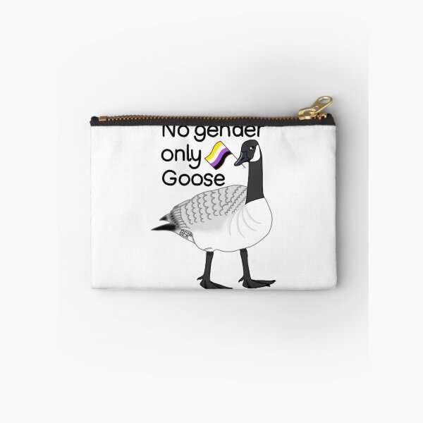 Item preview, No Gender Only Goose Nonbinary Pride Drawing designed and sold by SentABear.
