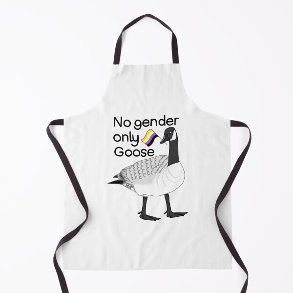 Item preview, No Gender Only Goose Nonbinary Pride Drawing designed and sold by SentABear.